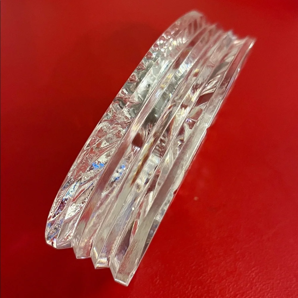 Waterford Crystal Clock with Black and Silver Details